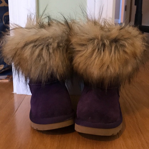 girls purple ugg boots